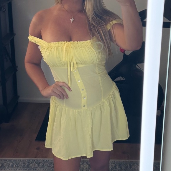 Frankie's Bikinis Dresses & Skirts - FINAL PRICE!! Frankie’s Bikinis Christa Yellow Dress